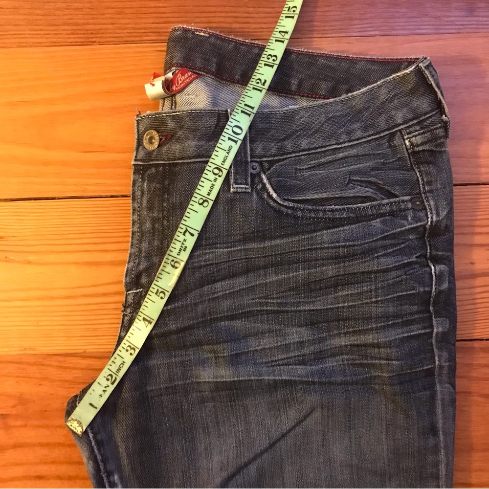 Lucky Brand Dark Denim Flare Leg Jeans, EUC, 14/32 - Picture 9 of 13